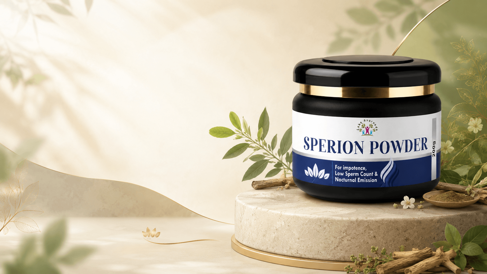 Sperion Powder — Ayurvedic wellness, rooted in nature.